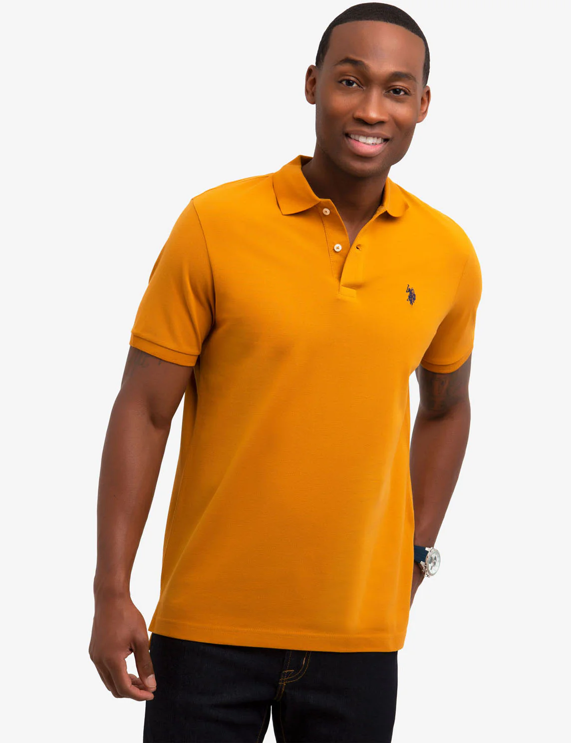 PIQUE SMALL LOGO POLO SHIRT - Image 6