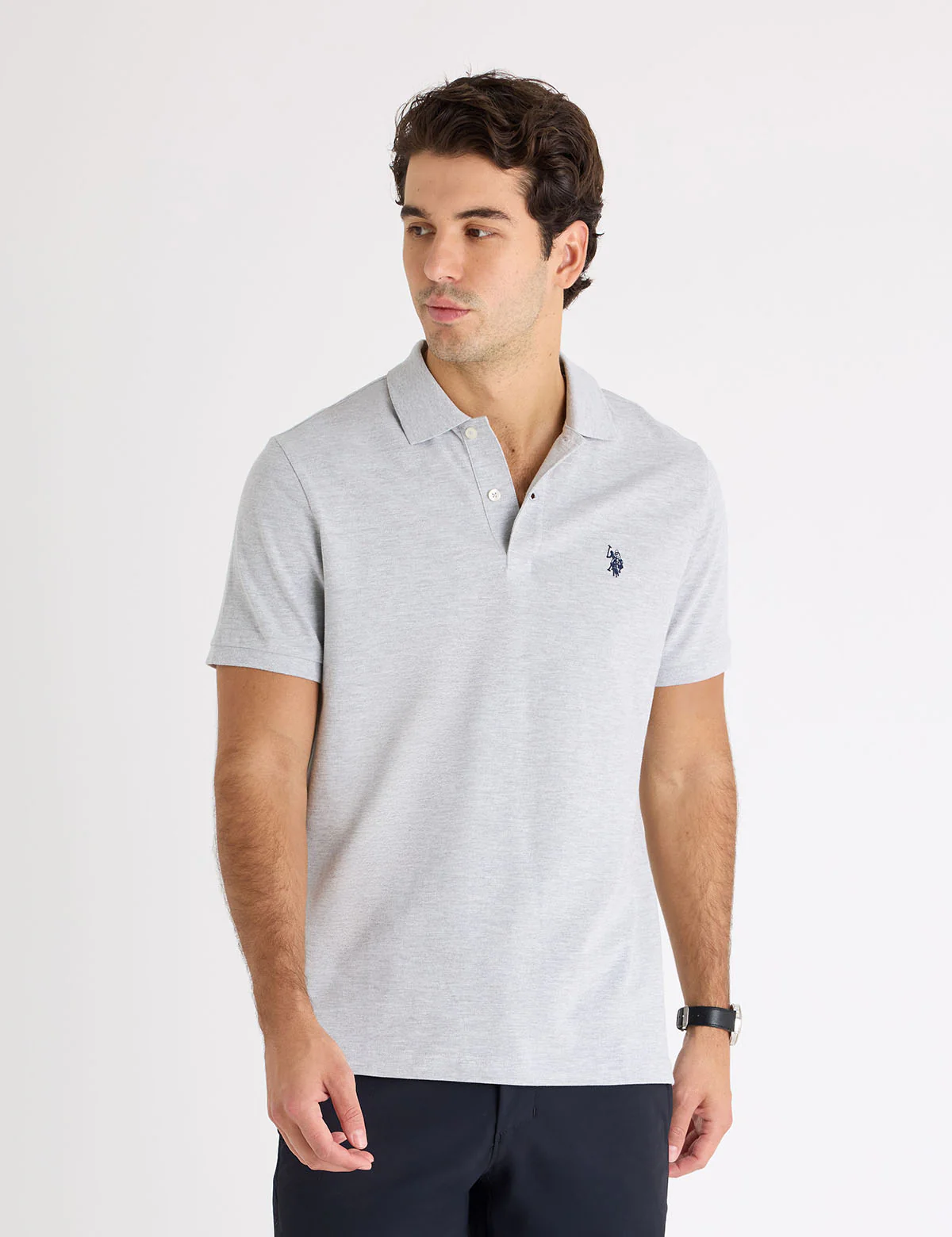 SOLID PIQUE SMALL LOGO POLO SHIRT - Image 20