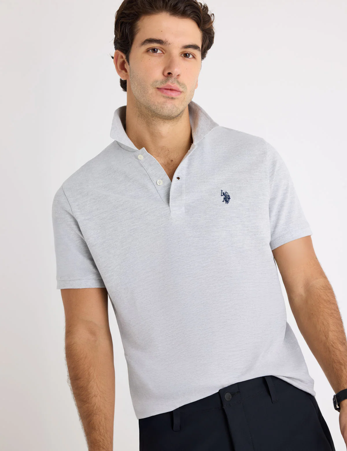 SOLID PIQUE SMALL LOGO POLO SHIRT - Image 22