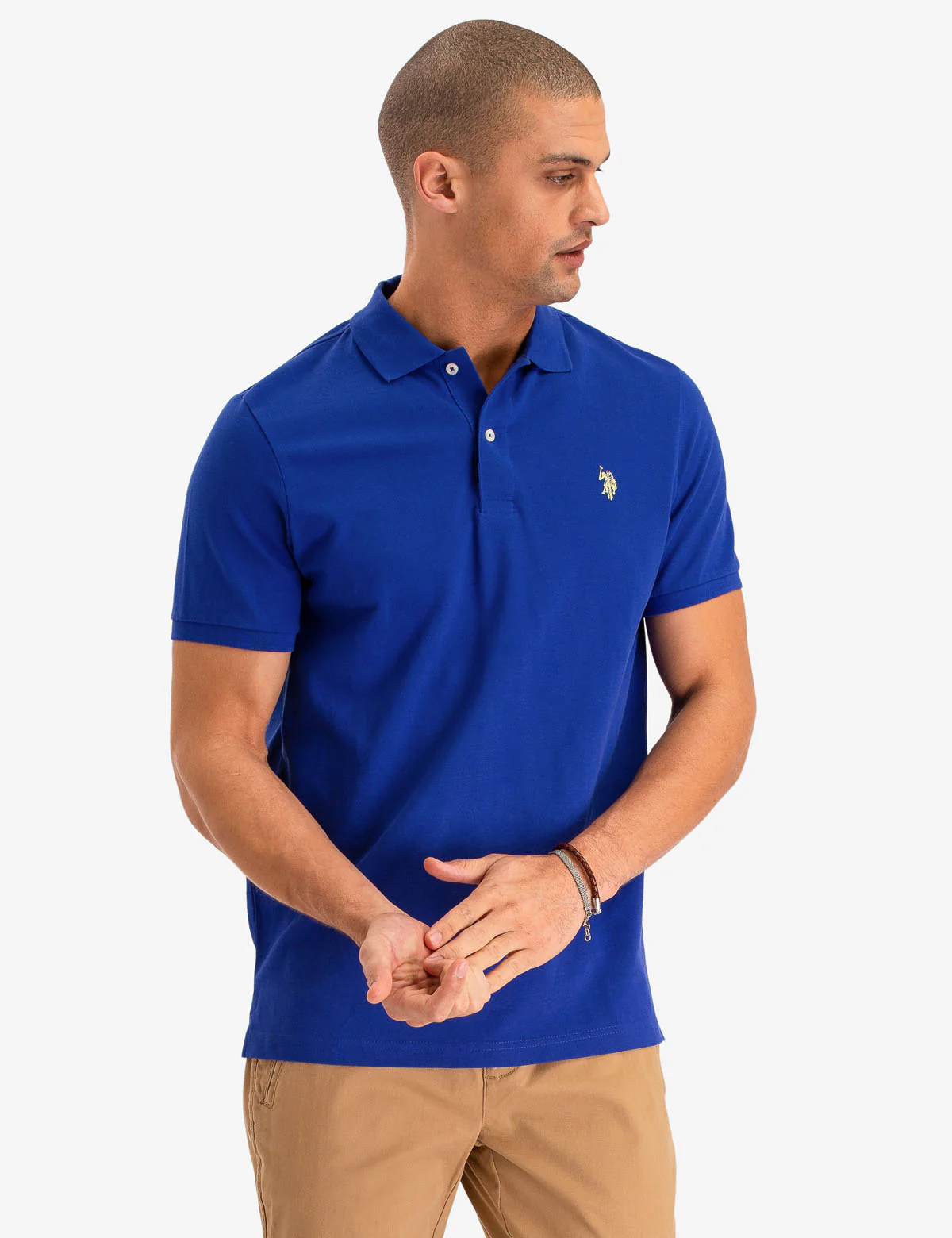 SOLID PIQUE SMALL LOGO POLO SHIRT - Image 29