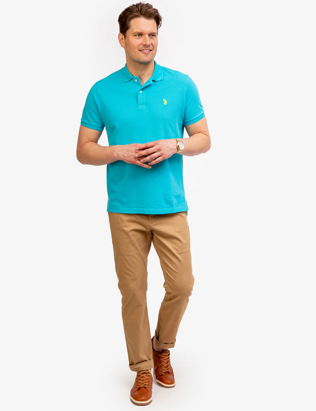 PIQUE SMALL LOGO POLO SHIRT - Image 2