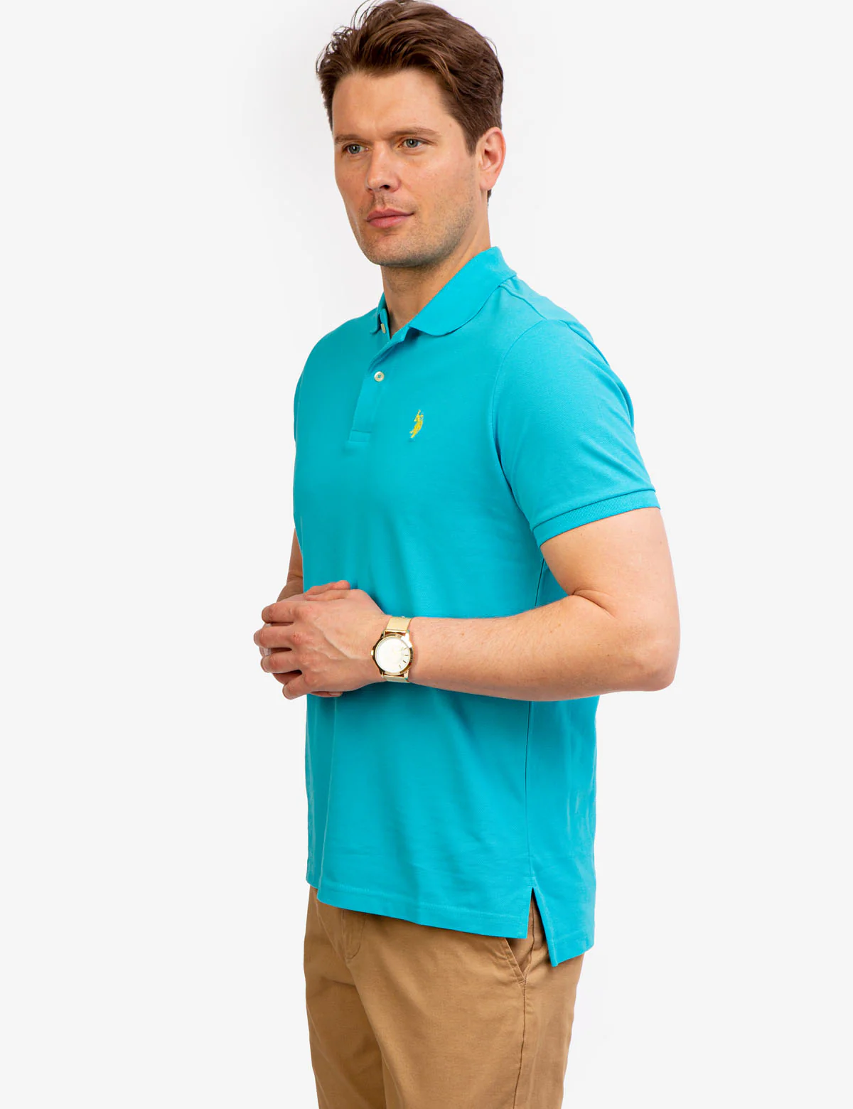 PIQUE SMALL LOGO POLO SHIRT - Image 3