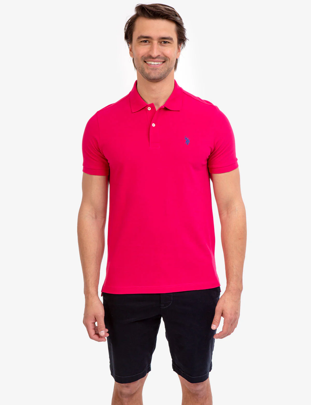 PIQUE SMALL LOGO POLO SHIRT