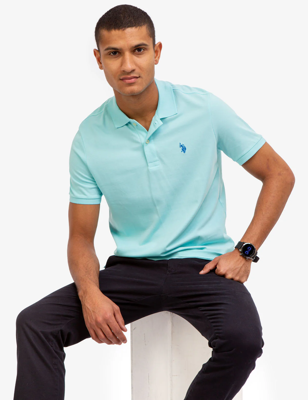 PIQUE SMALL LOGO POLO SHIRT - Image 6