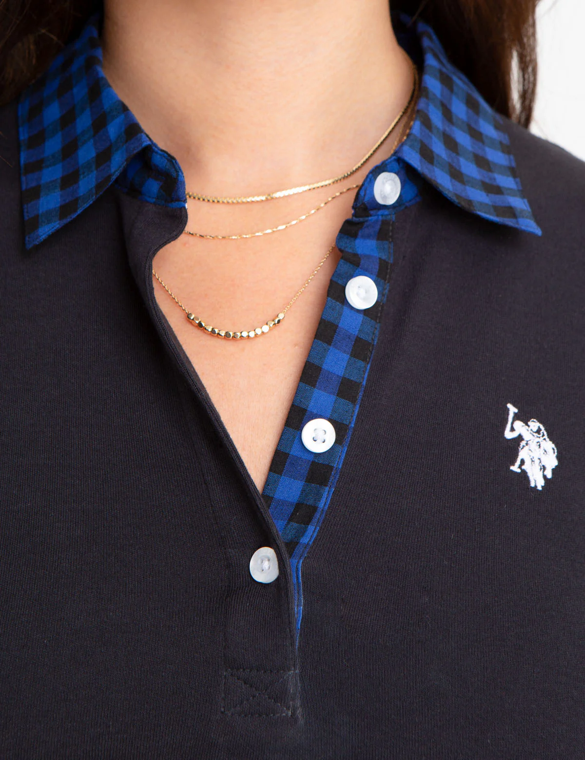 GINGHAM COLLARED SHIRT - Image 9