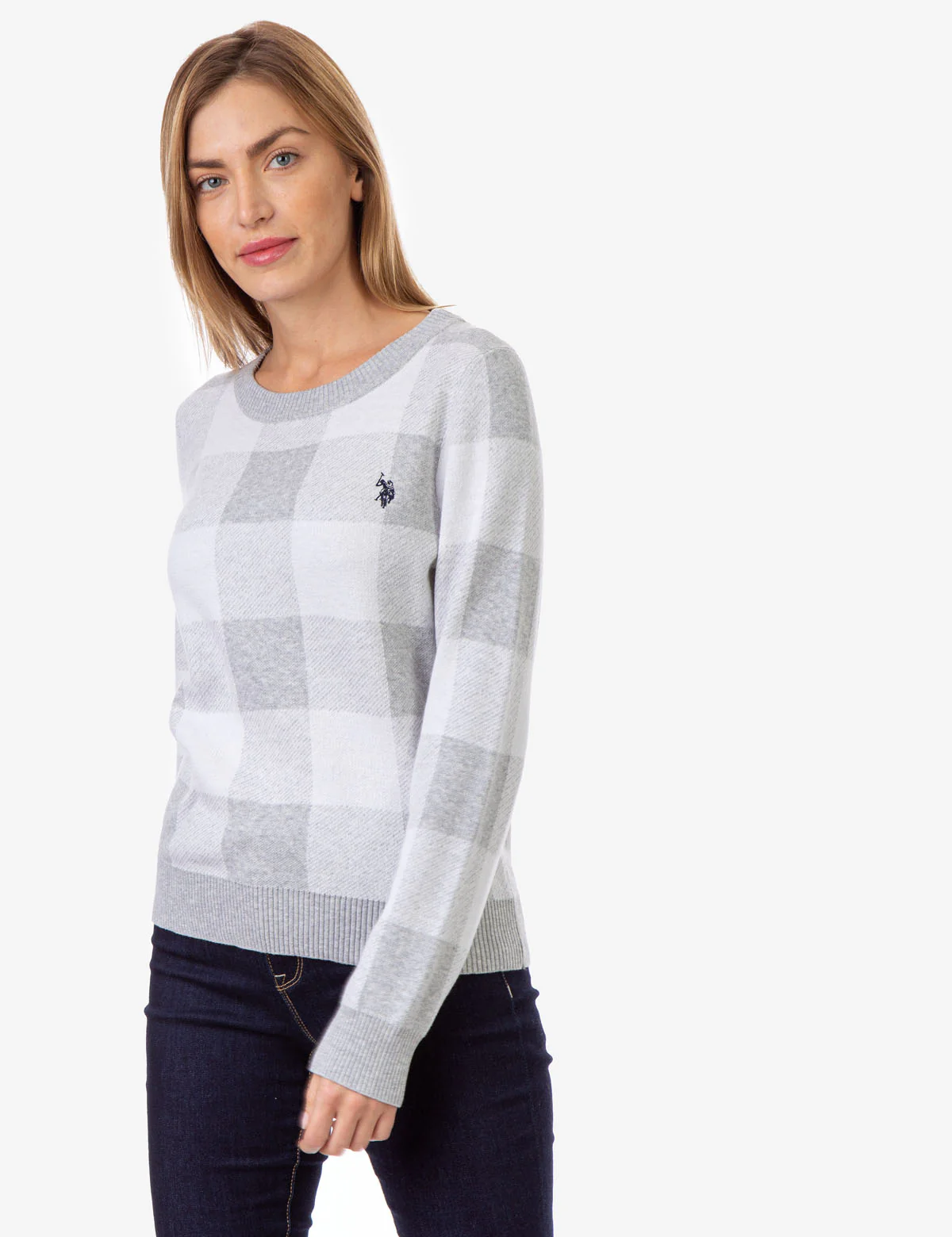 PLAID CREW NECK SWEATER - Image 5
