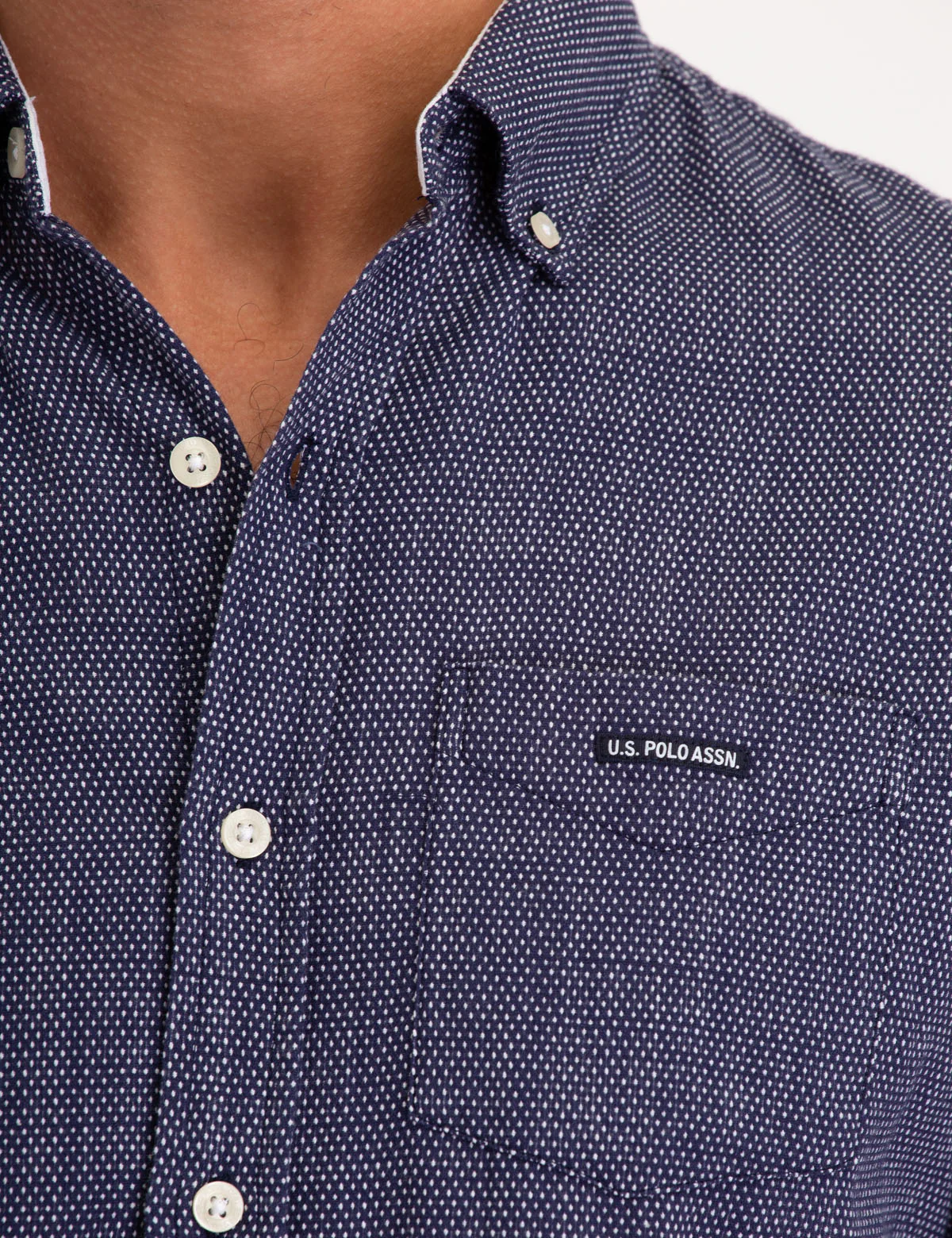 PLAID DOBBY SHORT SLEEVE SHIRT - Image 4