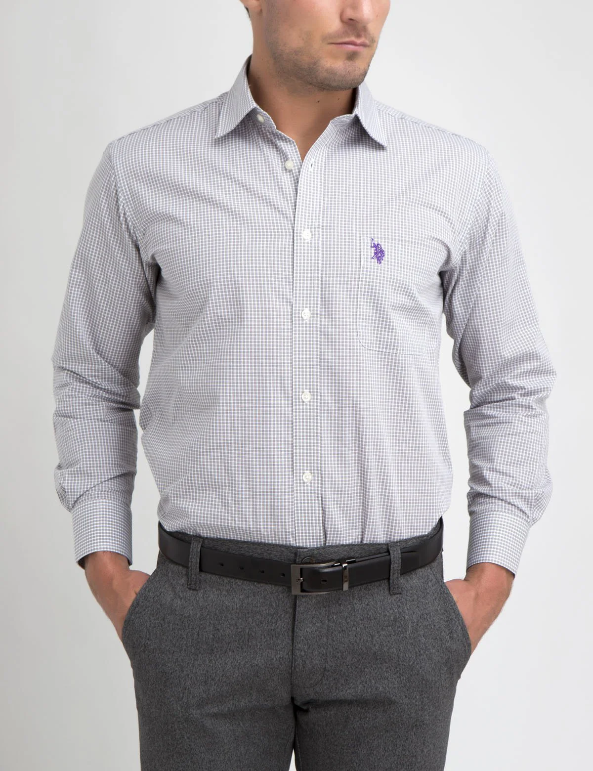 PLAID DRESS SHIRT - Image 4