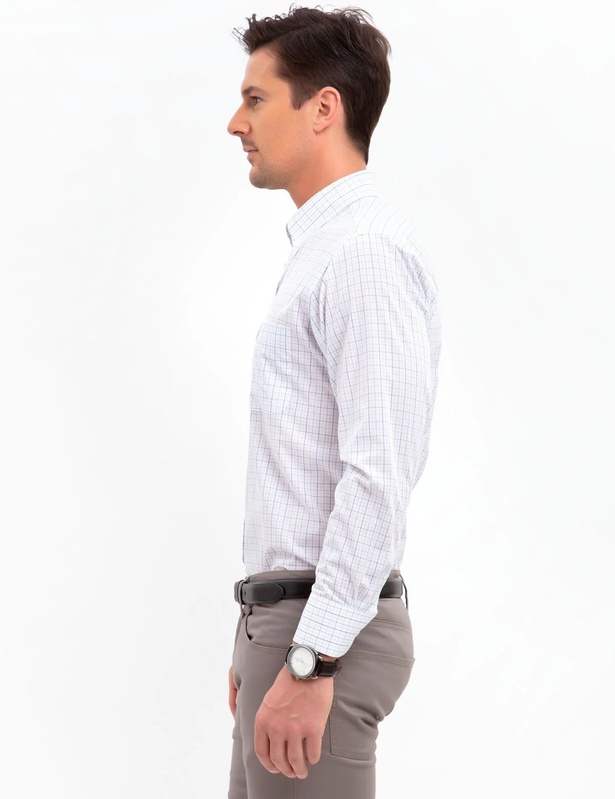 PLAID DRESS SHIRT - Image 3