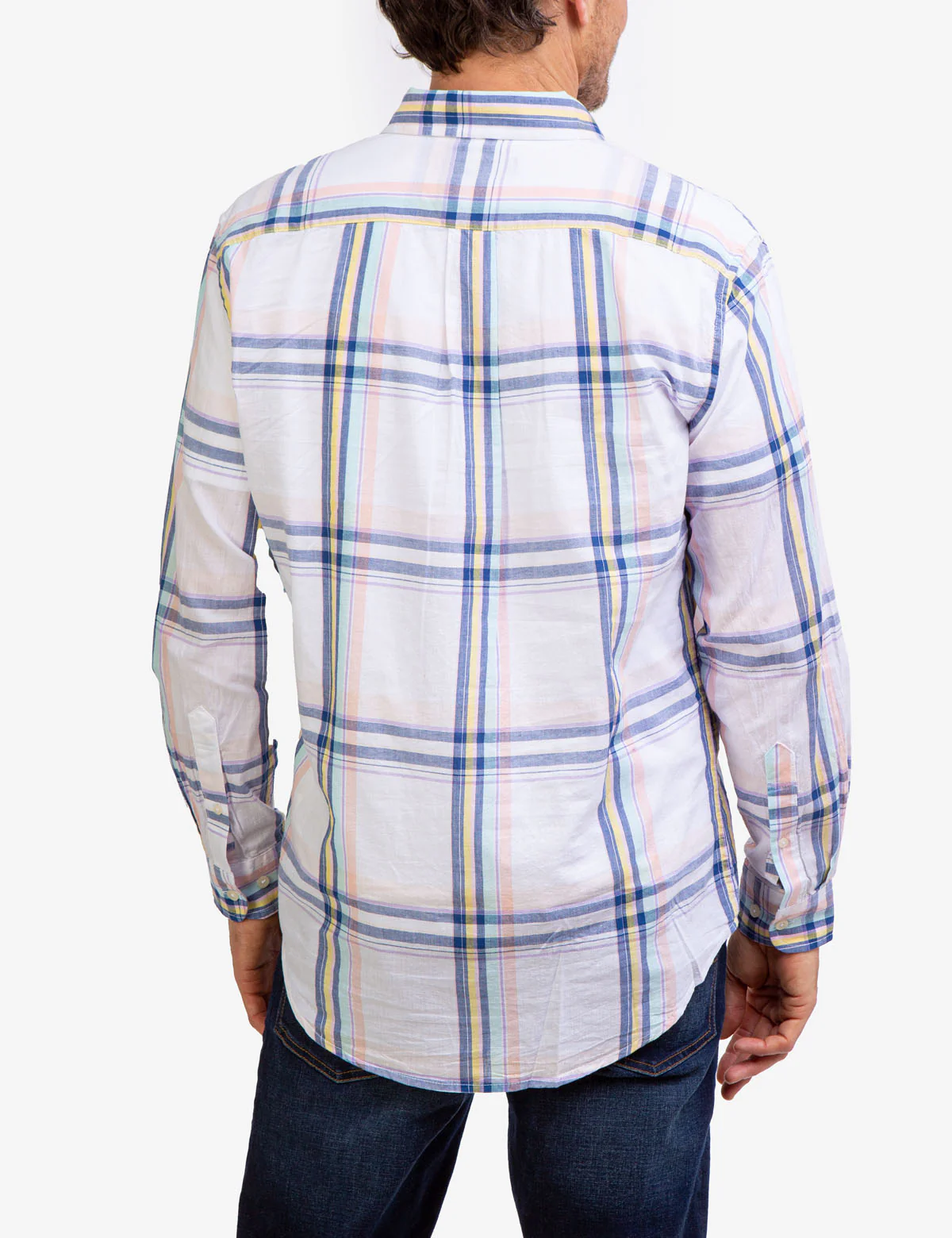 PLAID MADRAS LONG SLEEVE SHIRT - Image 4