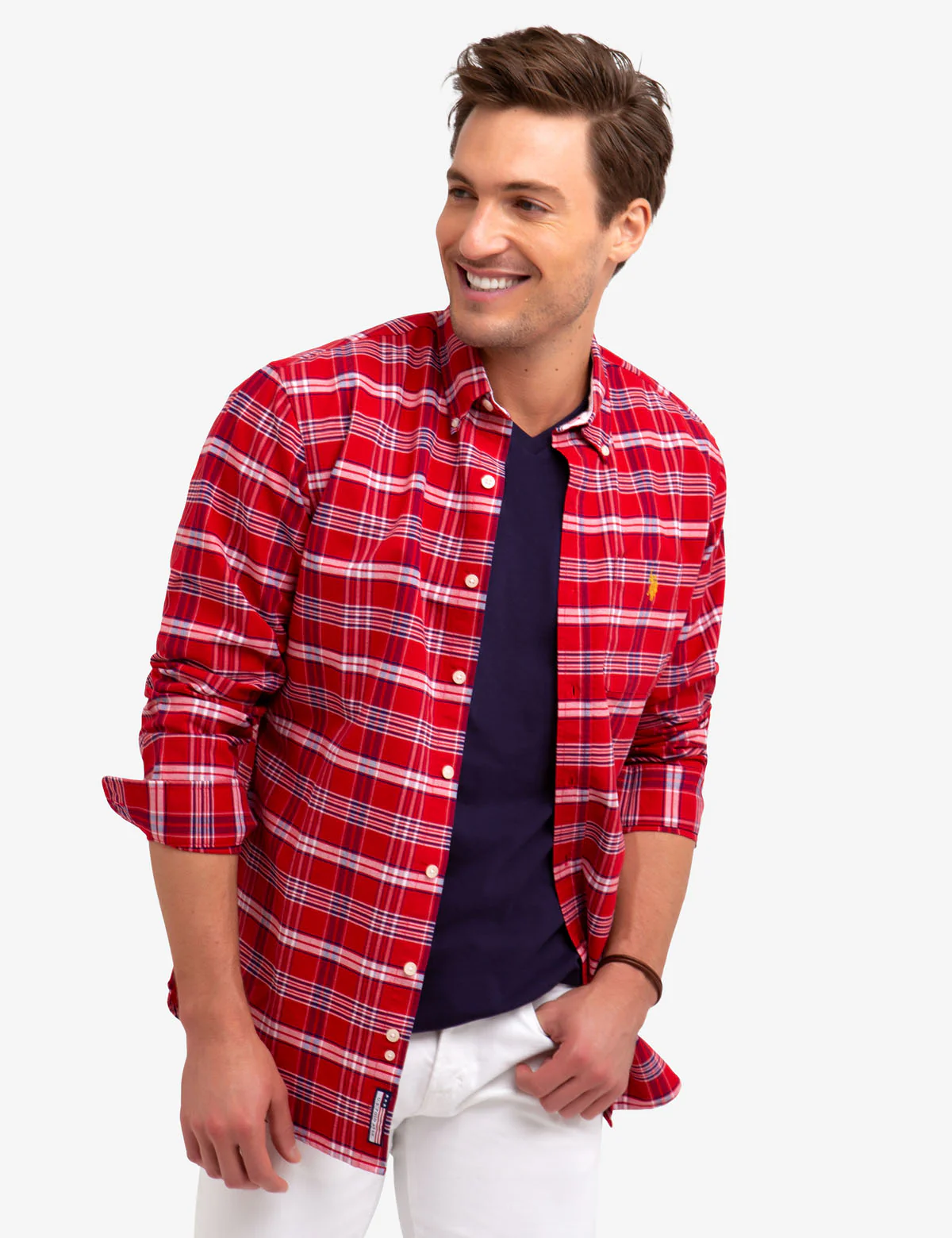 PLAID OXFORD SHIRT