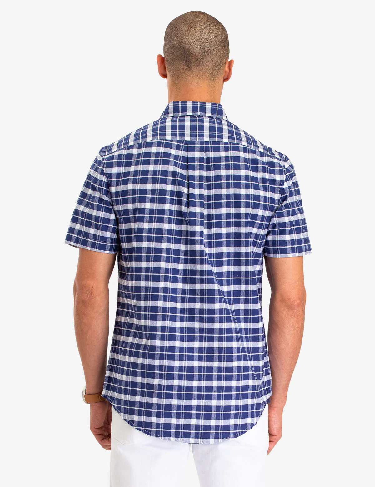 PLAID OXFORD SHORT SLEEVE SHIRT - Image 3