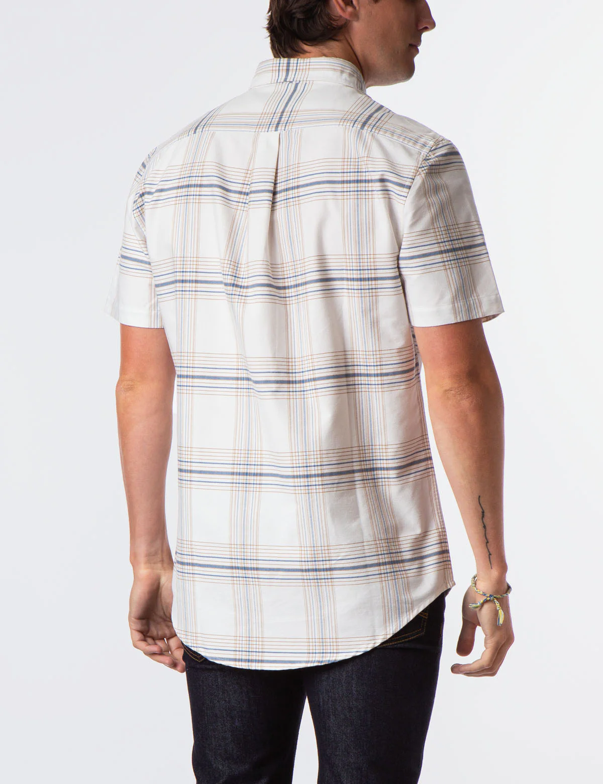 PLAID SHORT SLEEVE OXFORD SHIRT - Image 3