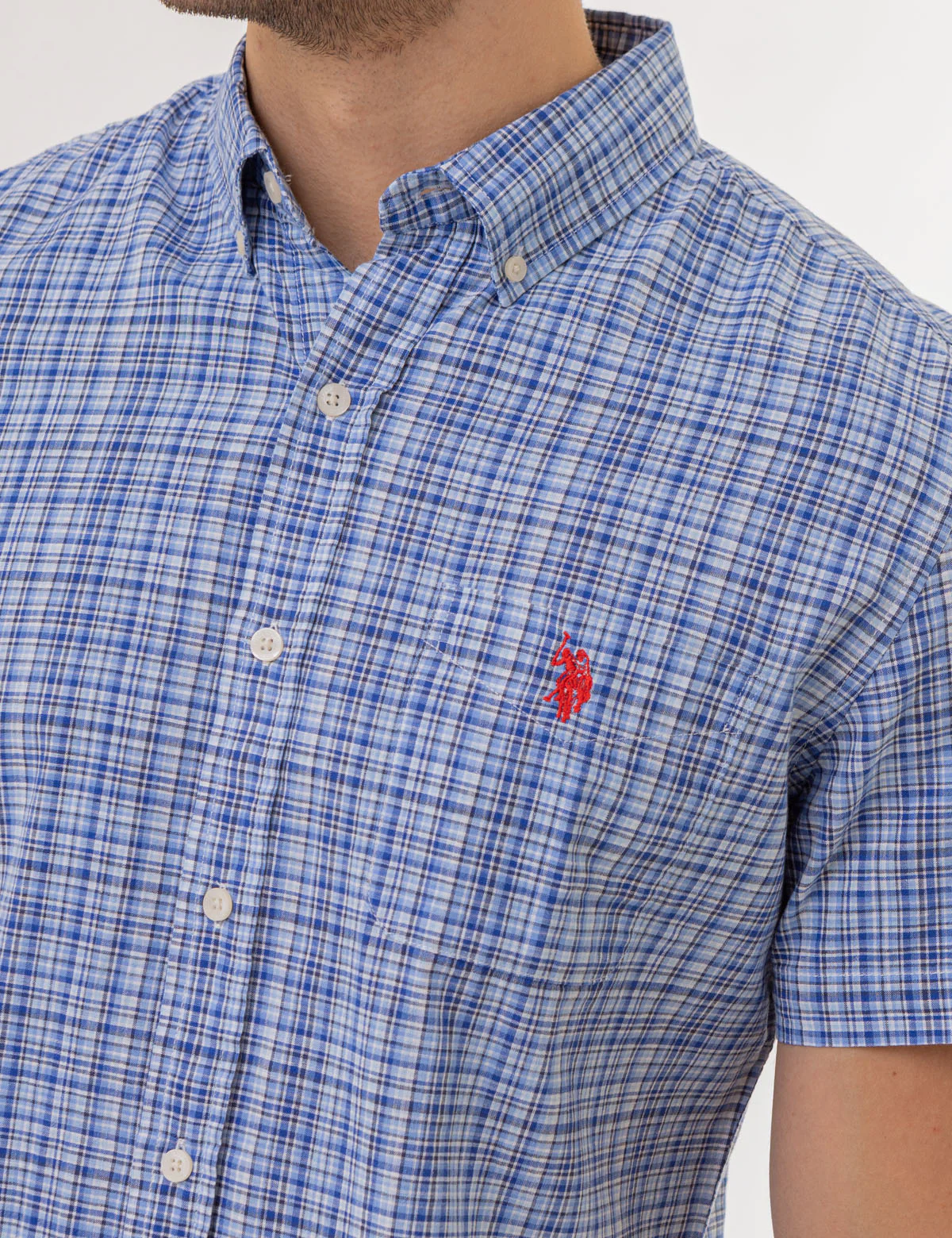 PLAID SLUB POPLIN SHORT SLEEVE SHIRT - Image 2
