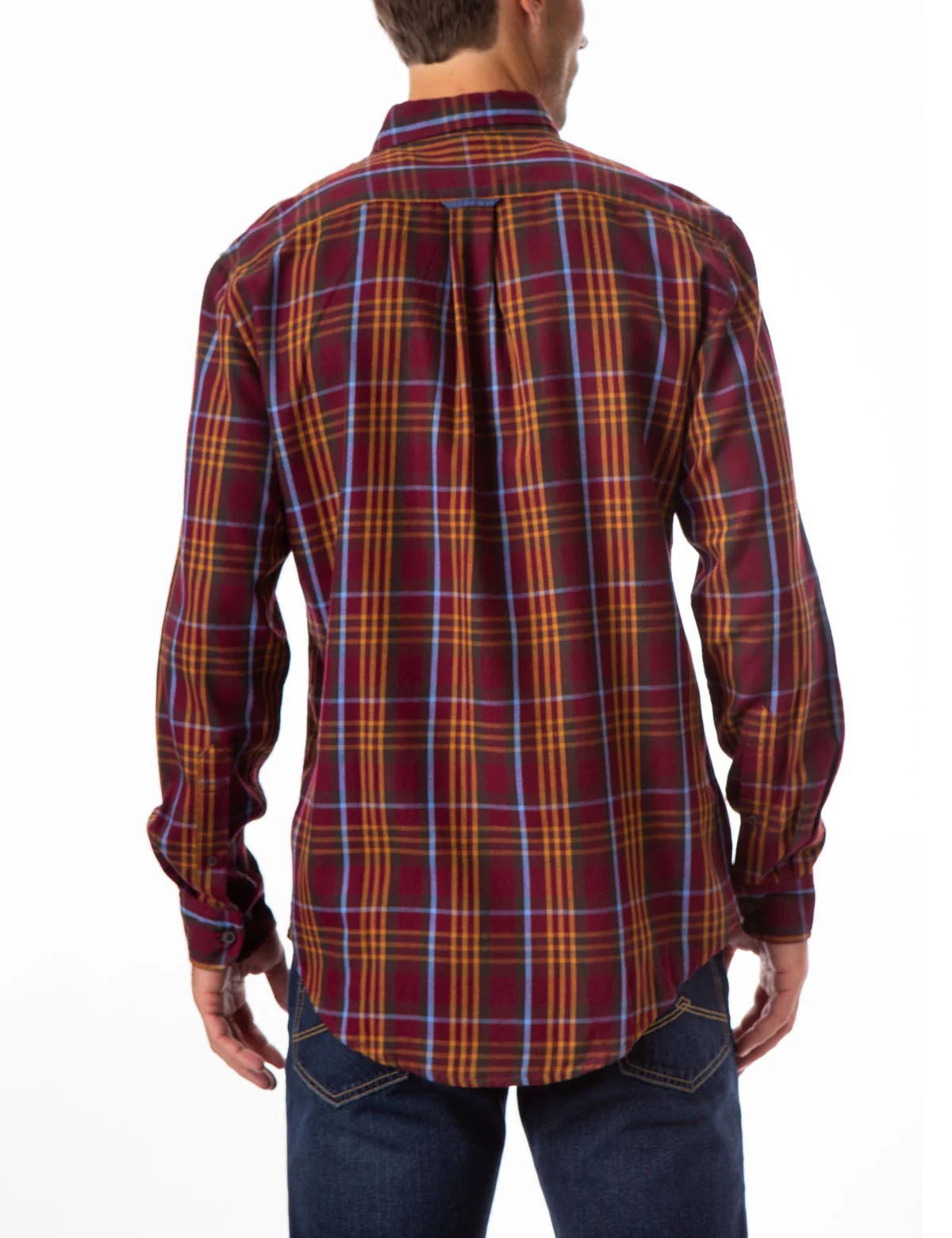 PLAID TWILL LONG SLEEVE SHIRT - Image 4