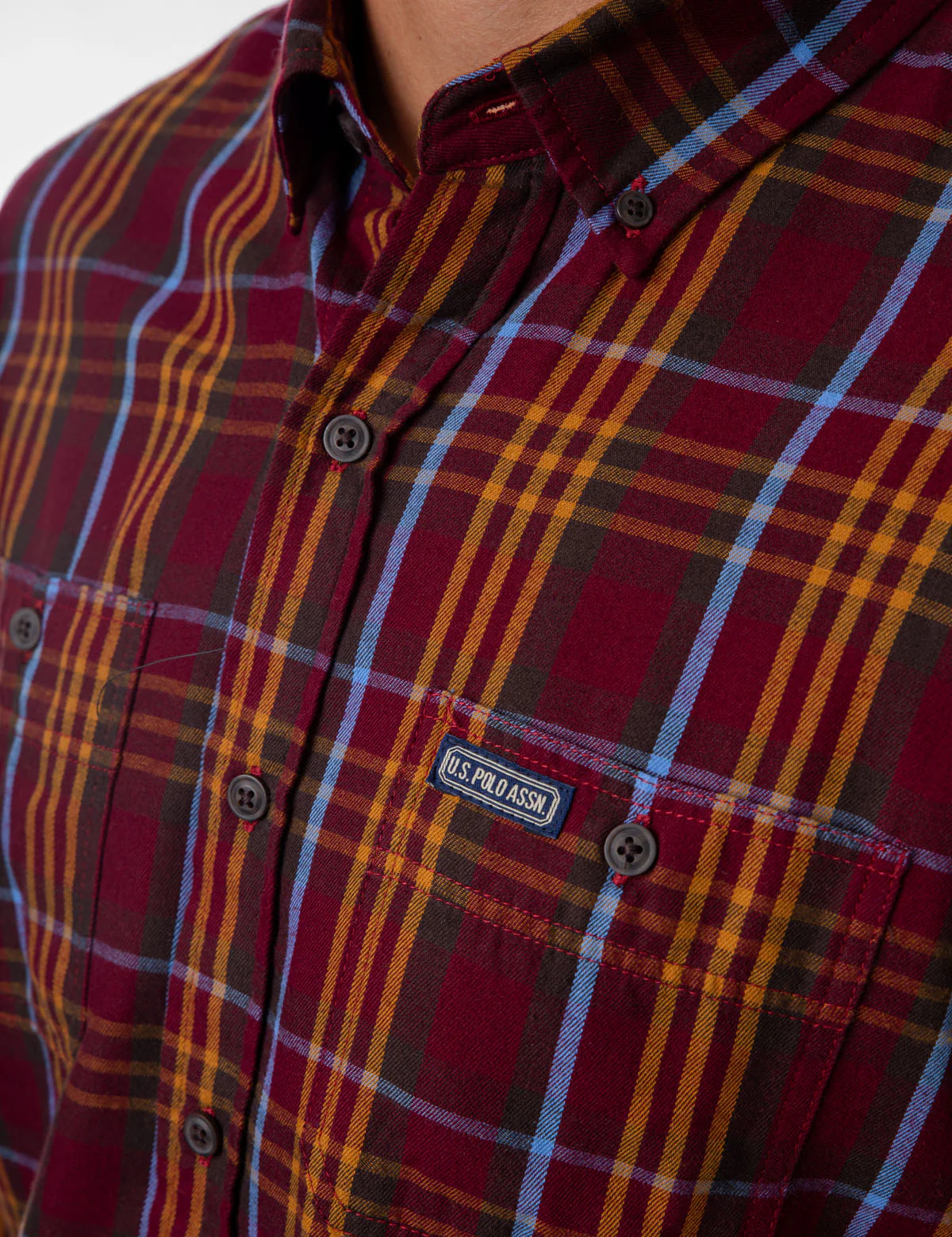 PLAID TWILL LONG SLEEVE SHIRT - Image 5