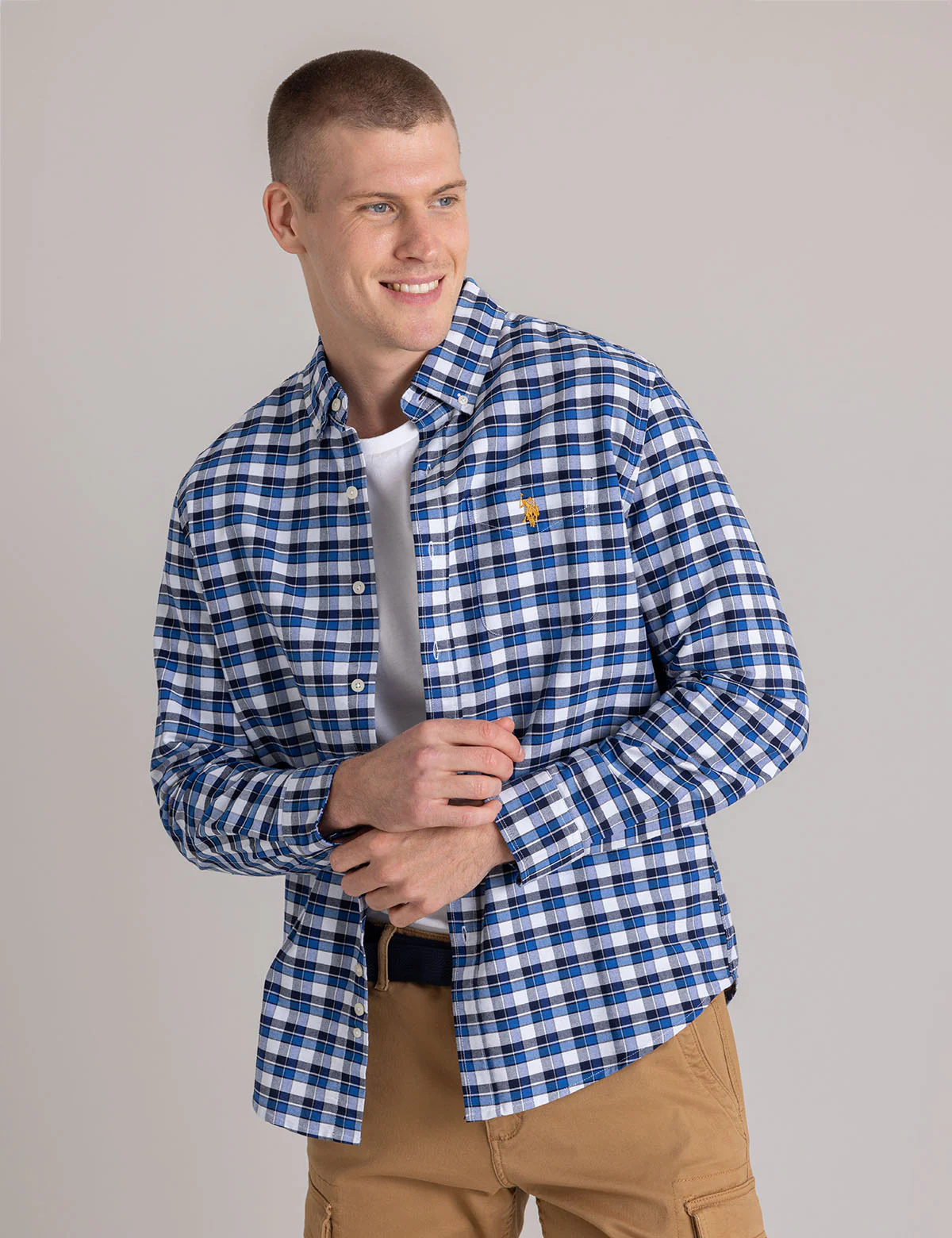 PLAID YARN DYE OXFORD SHIRT - Image 3