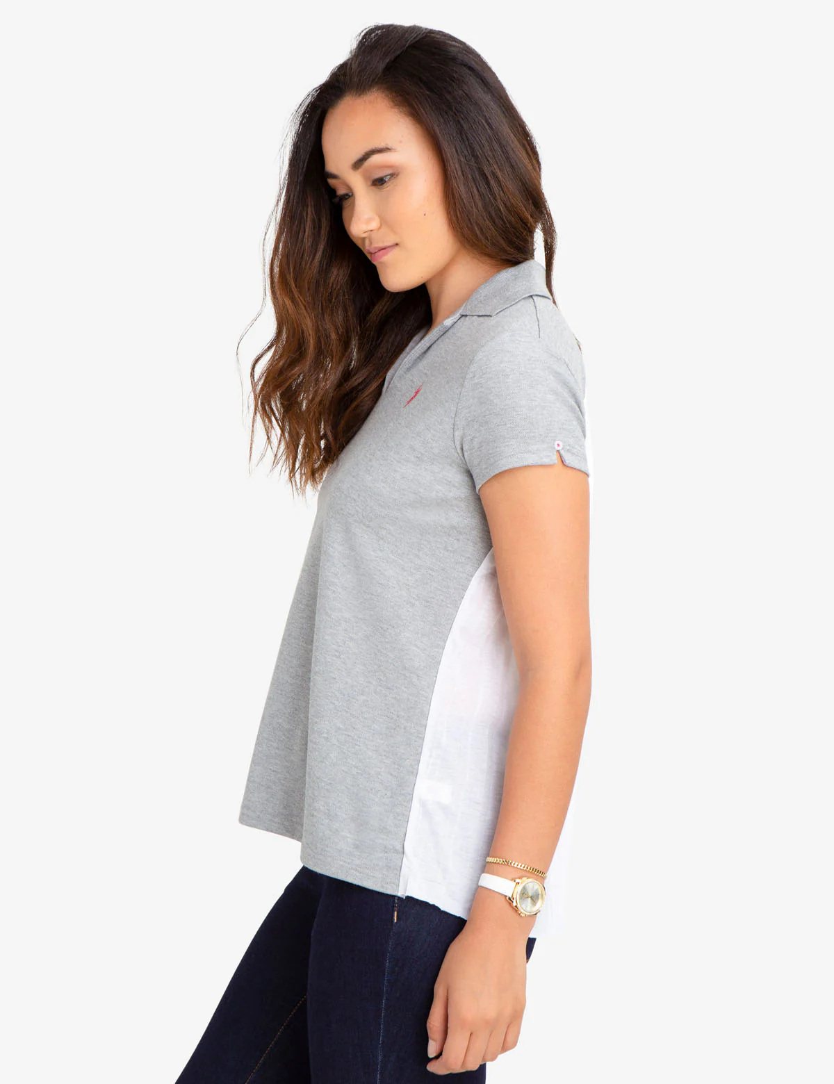 PLEATED BACK POLO SHIRT - Image 5