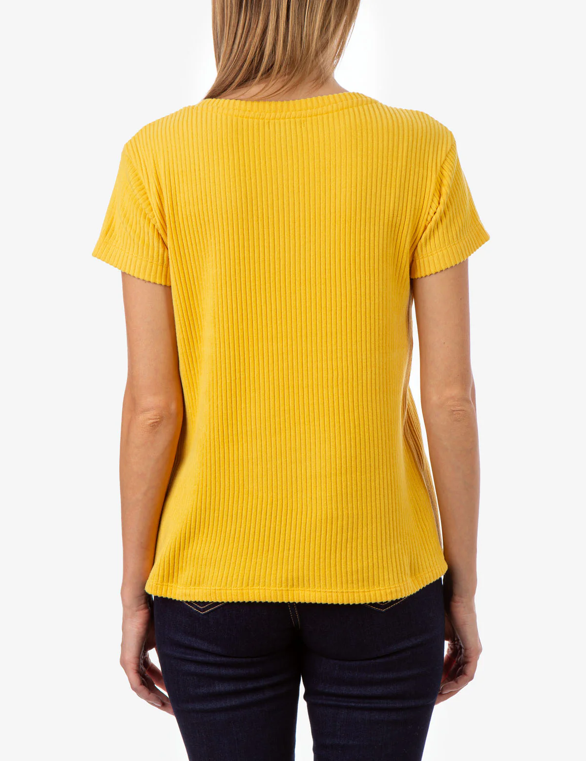 PLUSH RIB V-NECK TOP - Image 13
