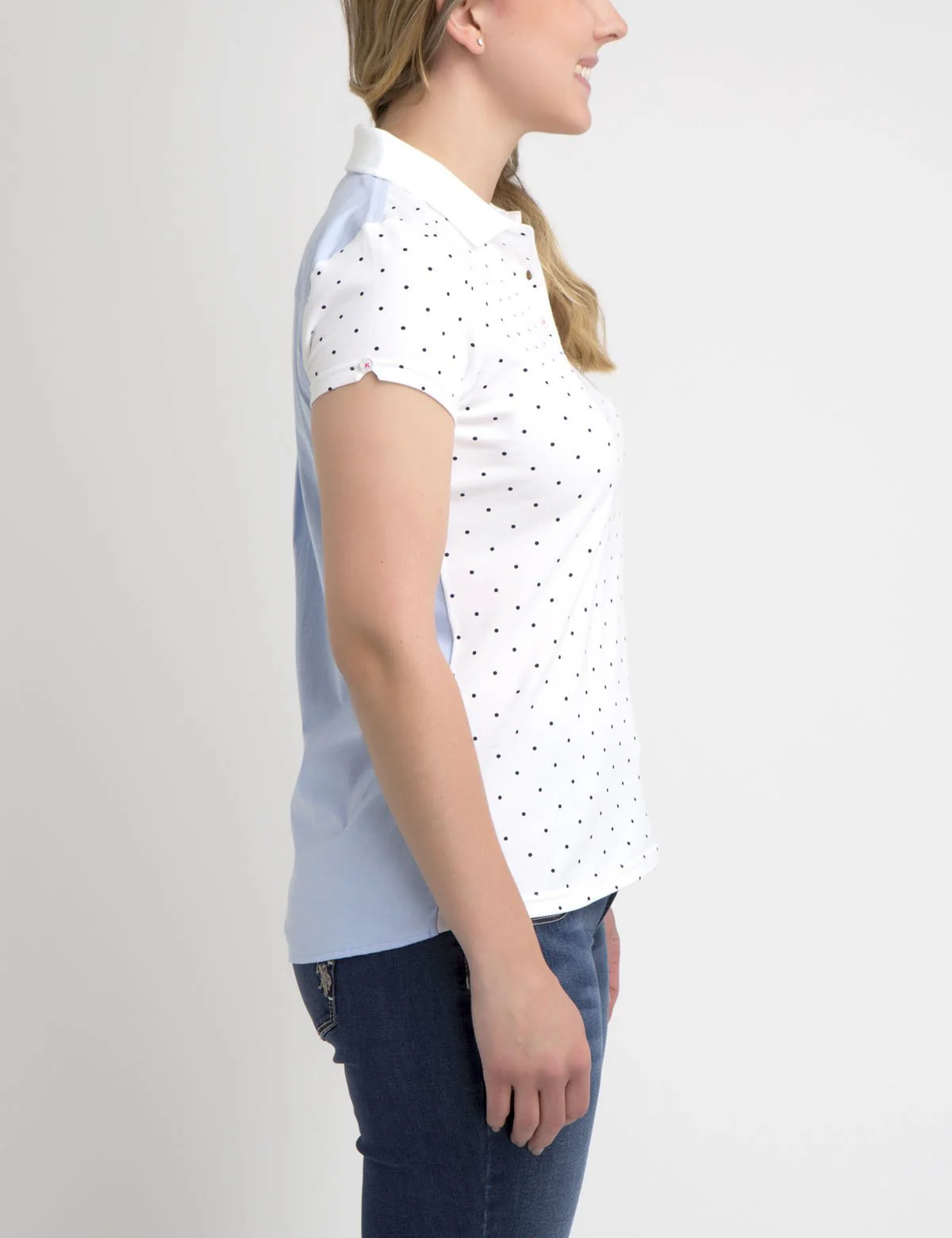 PREMIUM DOT OXFORD MIX POLO SHIRT - Image 14