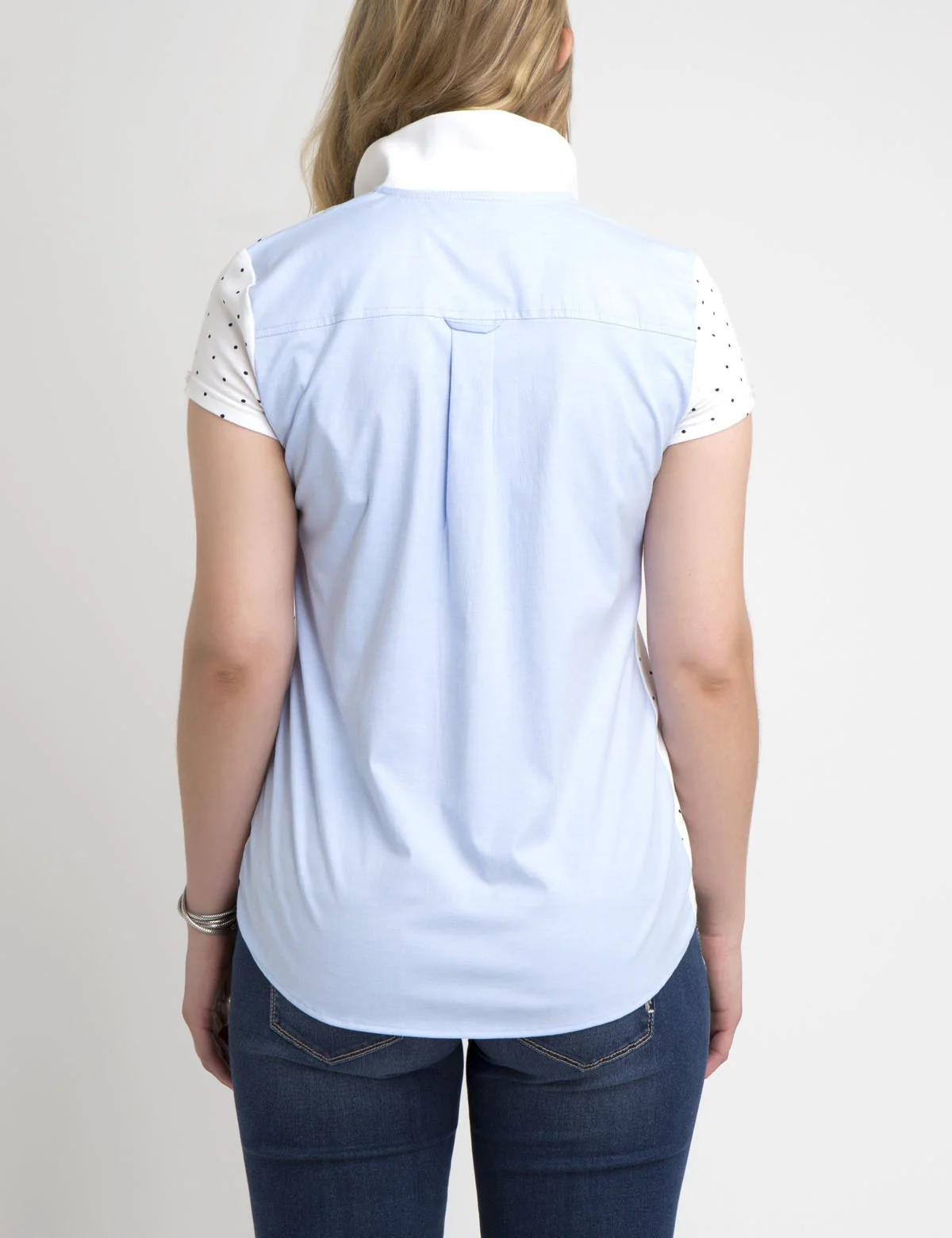 PREMIUM DOT OXFORD MIX POLO SHIRT - Image 15