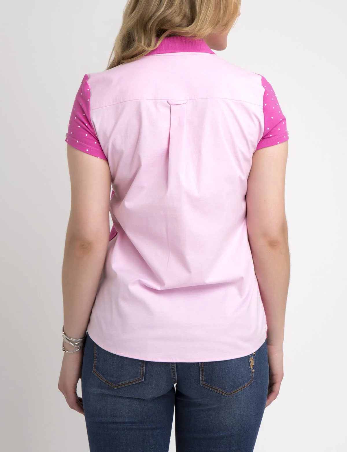 PREMIUM DOT OXFORD MIX POLO SHIRT - Image 18