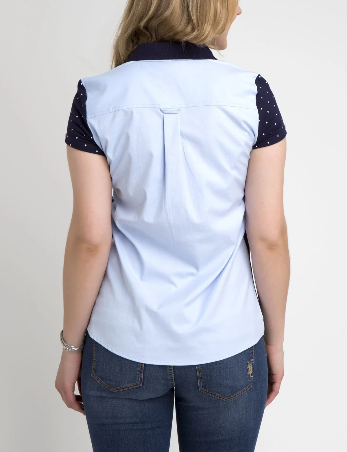 PREMIUM DOT OXFORD MIX POLO SHIRT - Image 6