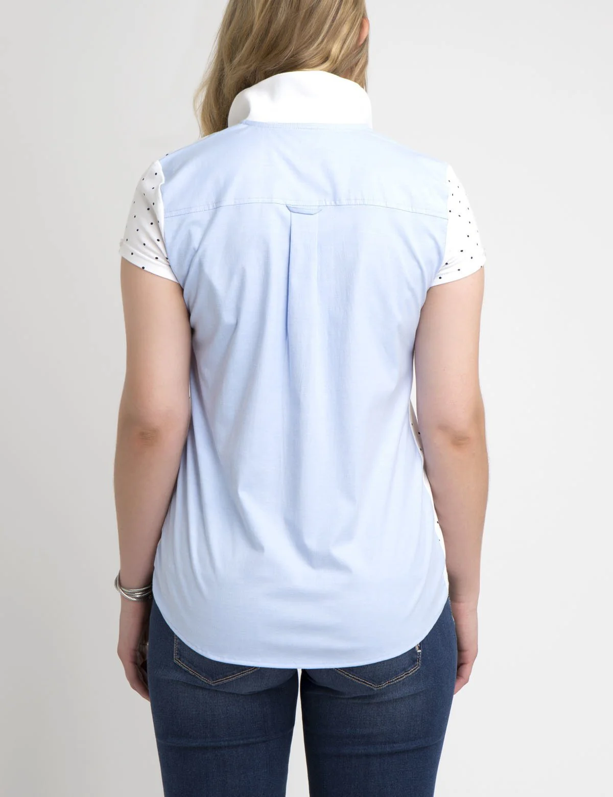 PREMIUM DOT OXFORD MIX POLO SHIRT - Image 9