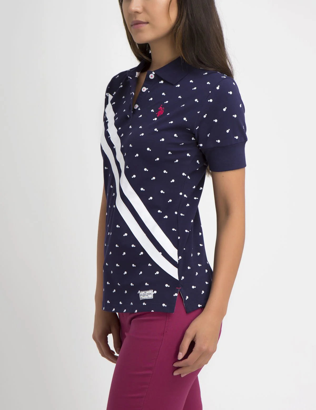 PREMIUM DOT SLASH POLO SHIRT - Image 7