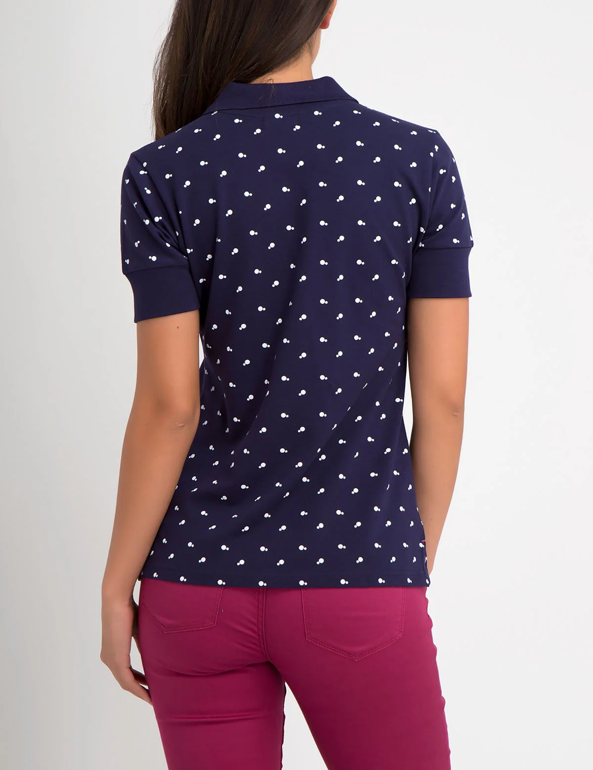PREMIUM DOT SLASH POLO SHIRT - Image 8