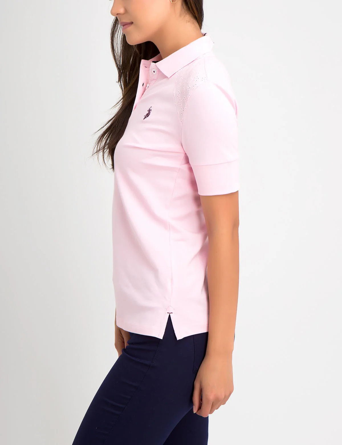 PREMIUM EYELET SHOULDER POLO SHIRT - Image 17