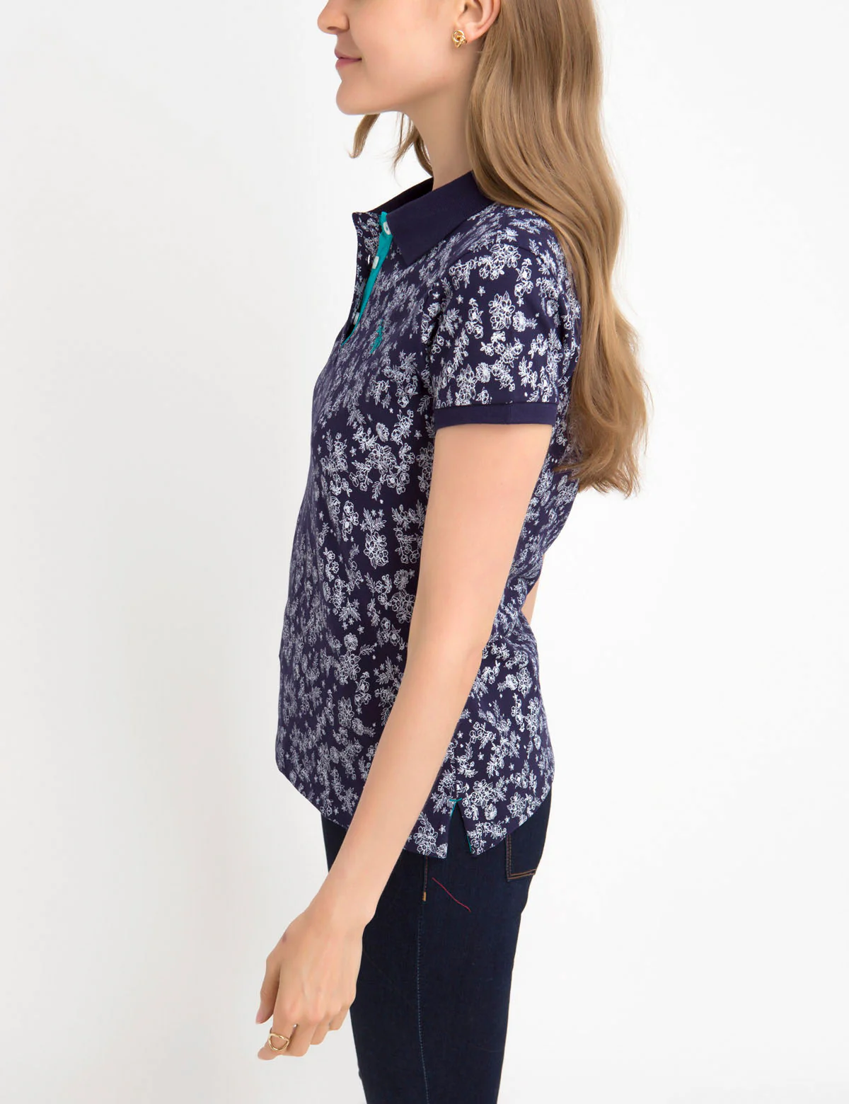 PREMIUM FLORAL PRINT POLO SHIRT - Image 10