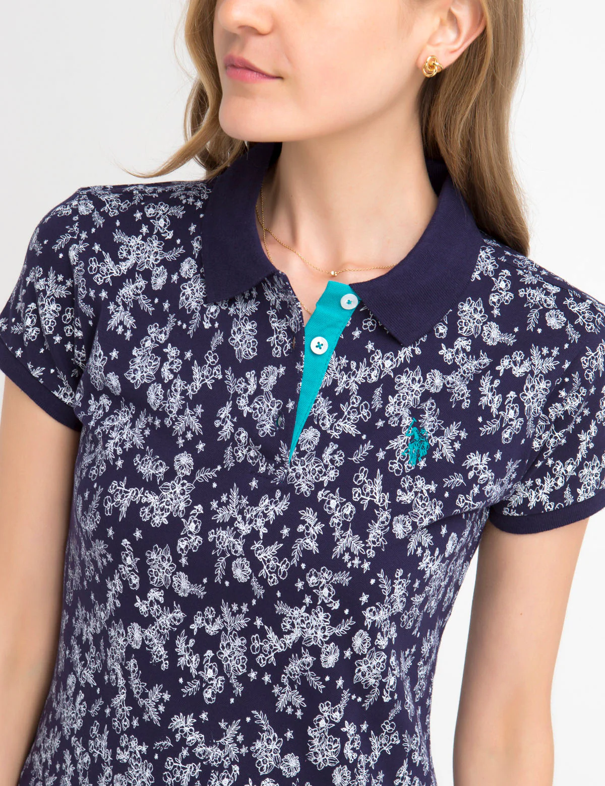 PREMIUM FLORAL PRINT POLO SHIRT - Image 12