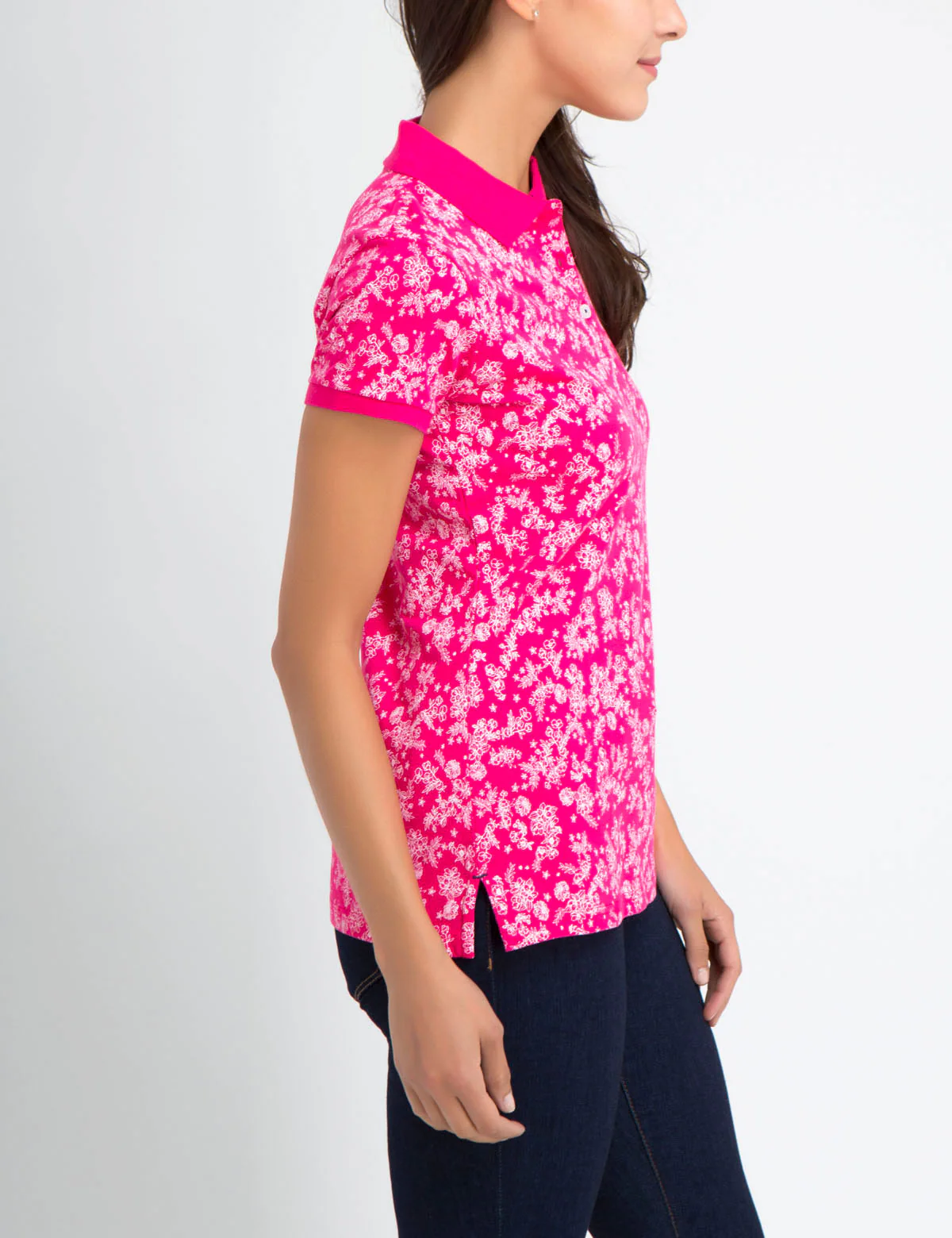 PREMIUM FLORAL PRINT POLO SHIRT - Image 14
