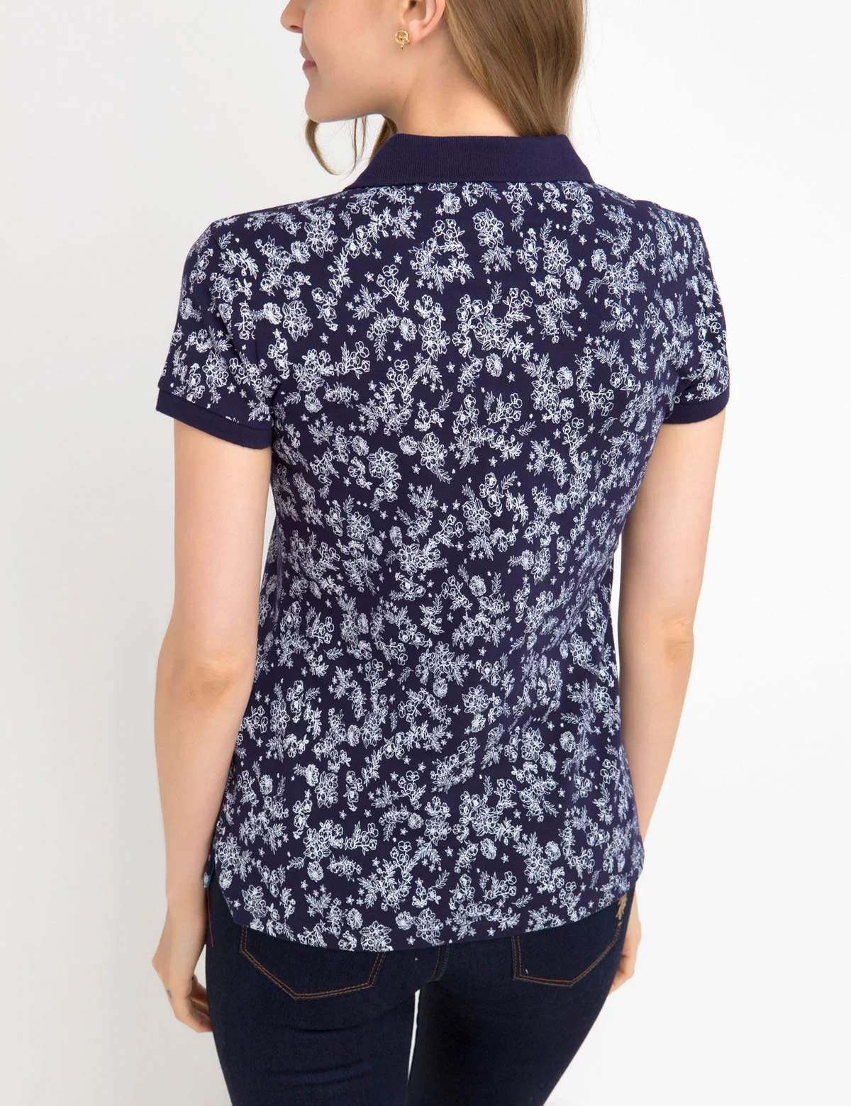 PREMIUM FLORAL PRINT POLO SHIRT - Image 3