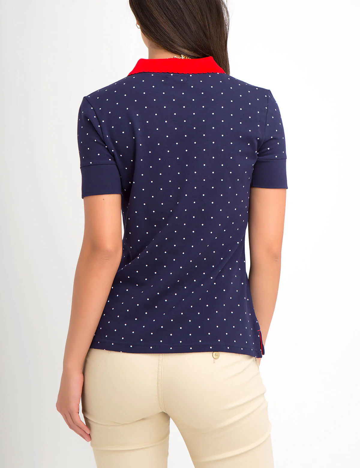 PREMIUM KEYHOLE DOT POLO SHIRT - Image 14