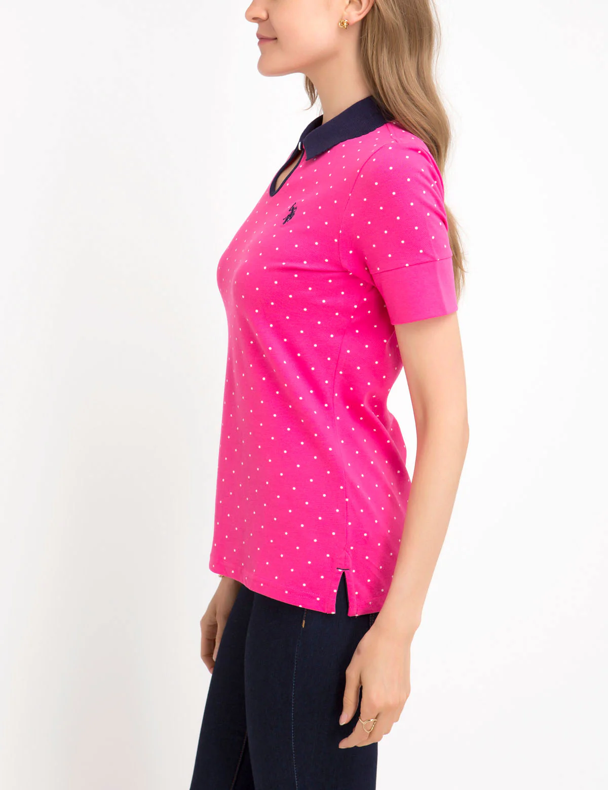 PREMIUM KEYHOLE DOT POLO SHIRT - Image 21