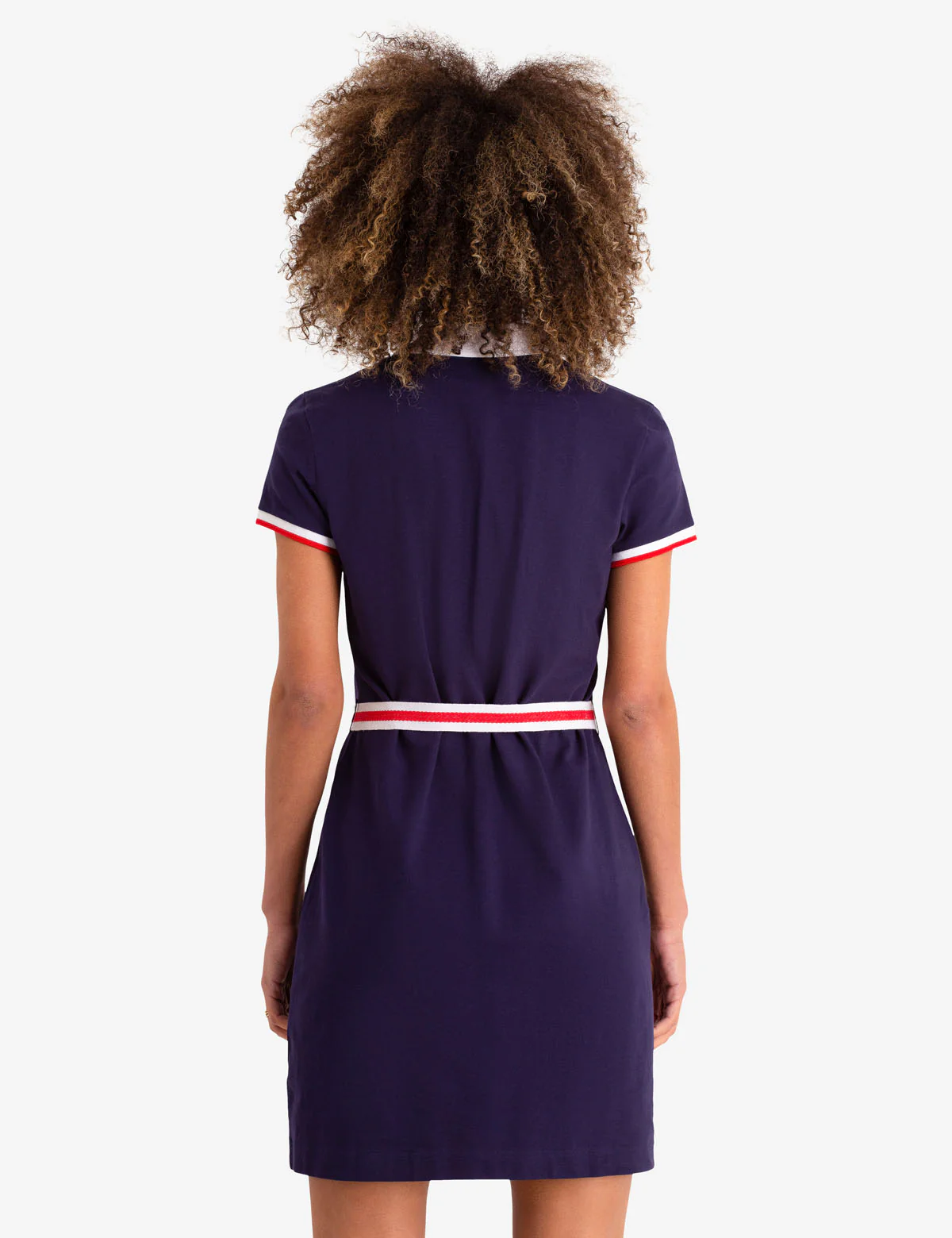 TIE FRONT POLO DRESS - Image 3
