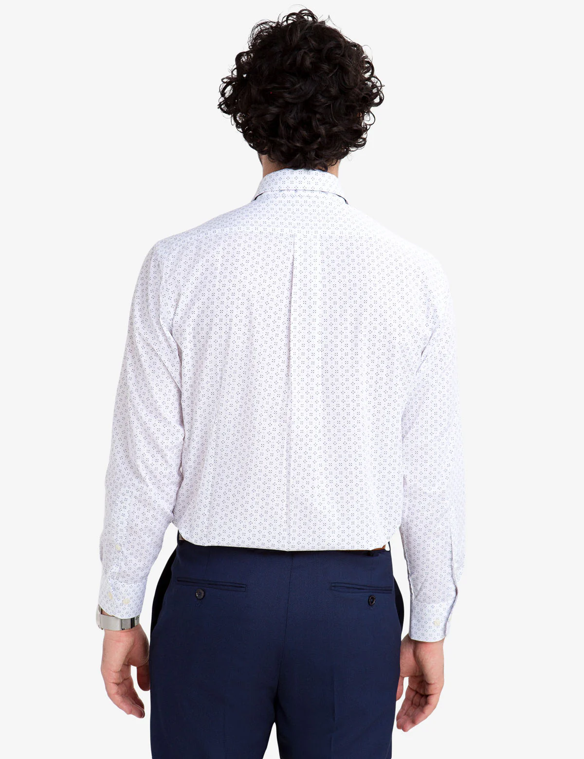 GEOMETRIC PRINT DRESS SHIRT - Image 4