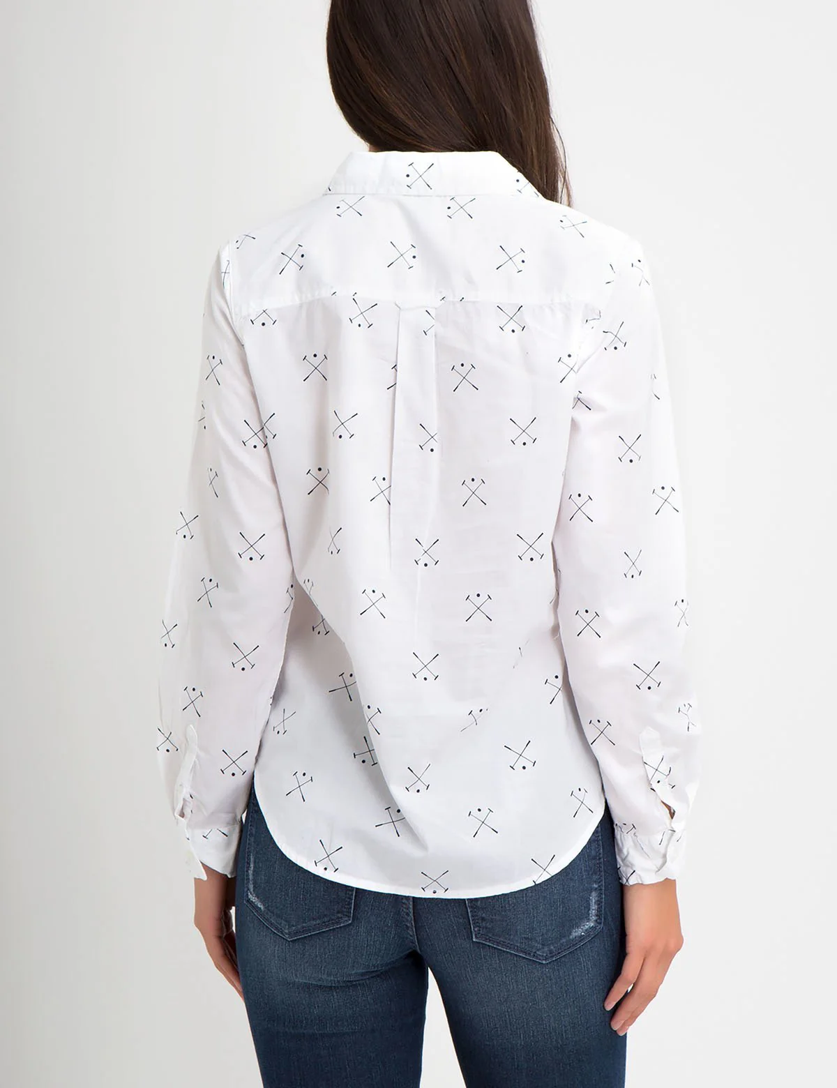 PRINTED MALLOT LONG SLEEVE POPLIN SHIRT - Image 3