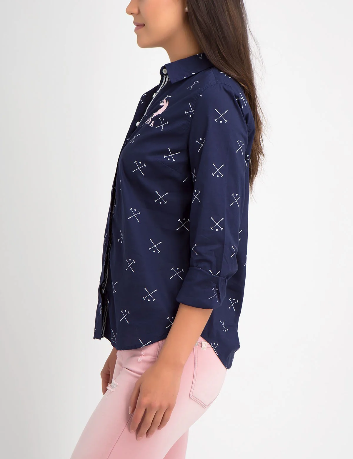 PRINTED MALLOT LONG SLEEVE POPLIN SHIRT - Image 4
