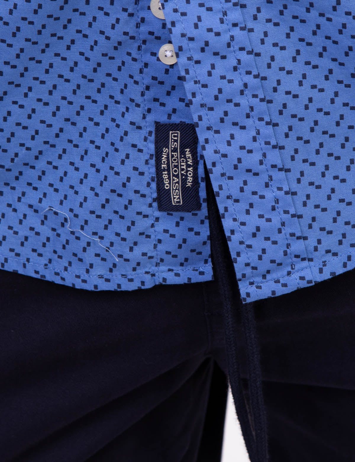 PRINTED SLUB POPLIN SHORT SLEEVE SHIRT - Image 6