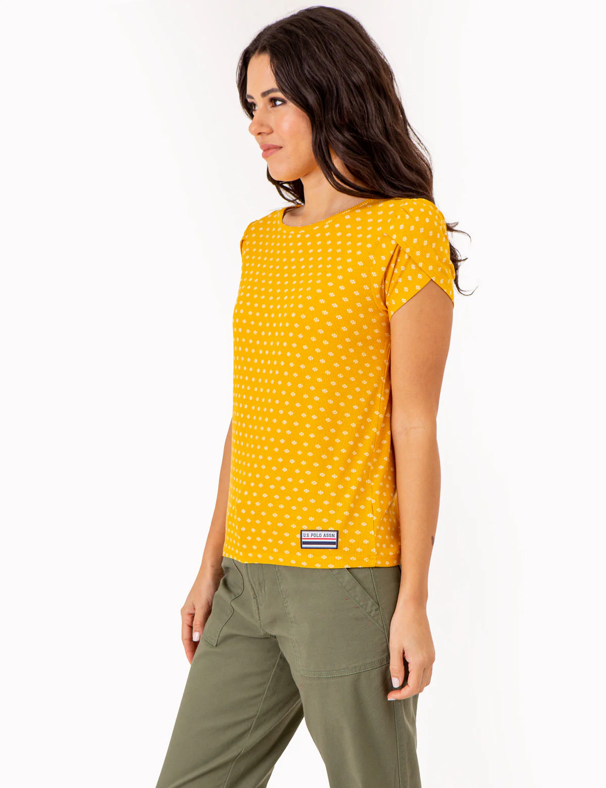 PRINTED TULIP SLEEVE TOP - Image 3