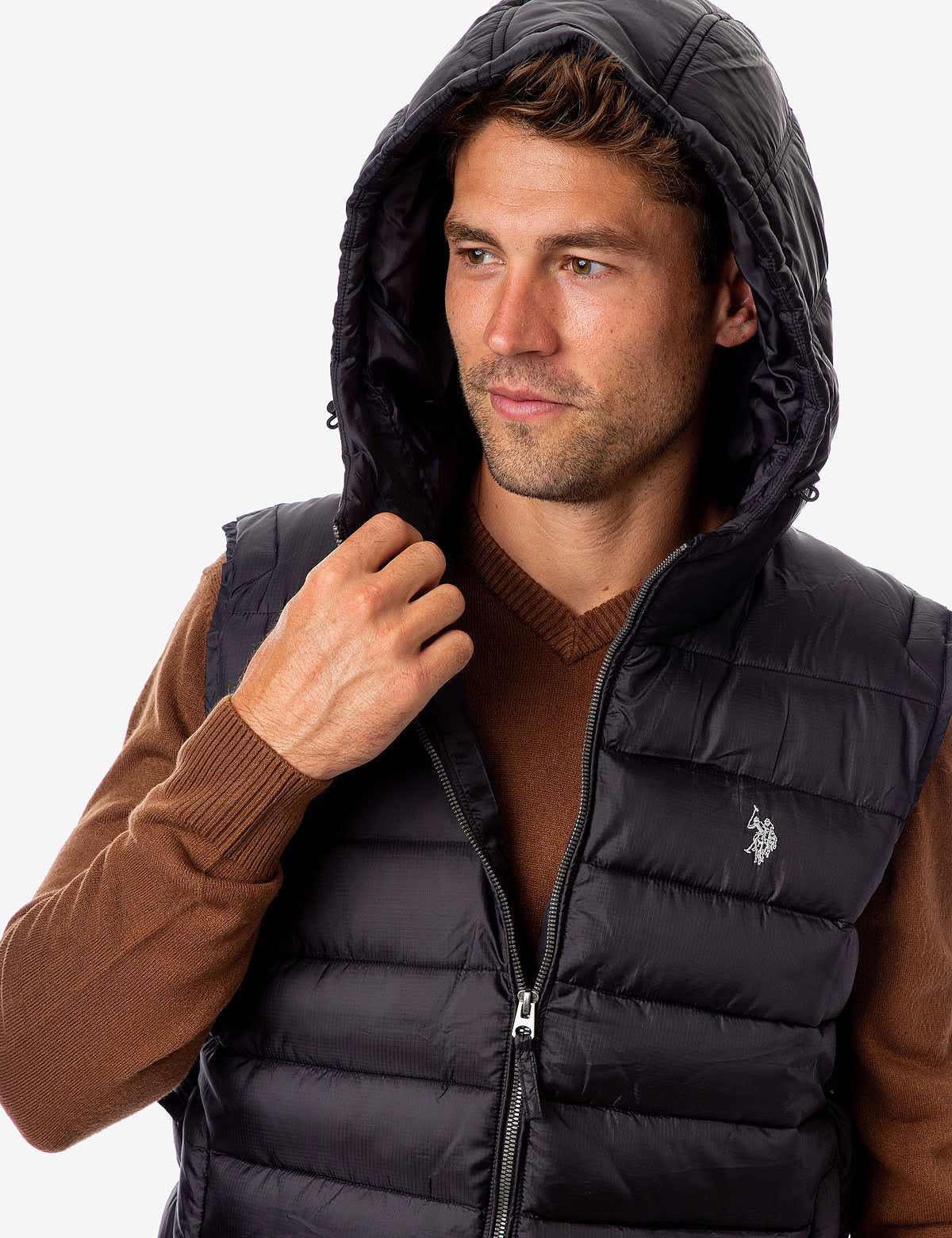 PUFFER VEST WITH HOOD - Image 18
