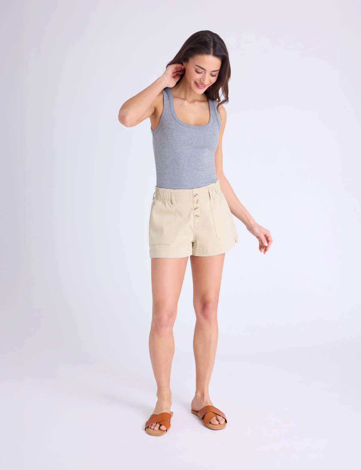 PULL ON PAPERBAG SHORTS - Image 7