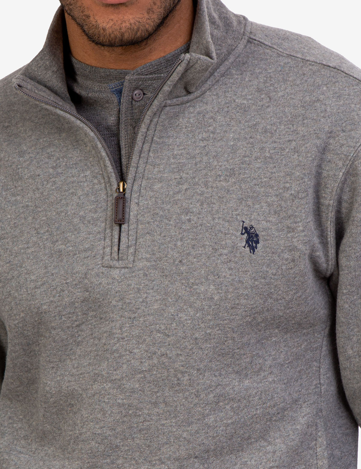 QUARTER ZIP PULLOVER SWEATSHIRT - Image 5
