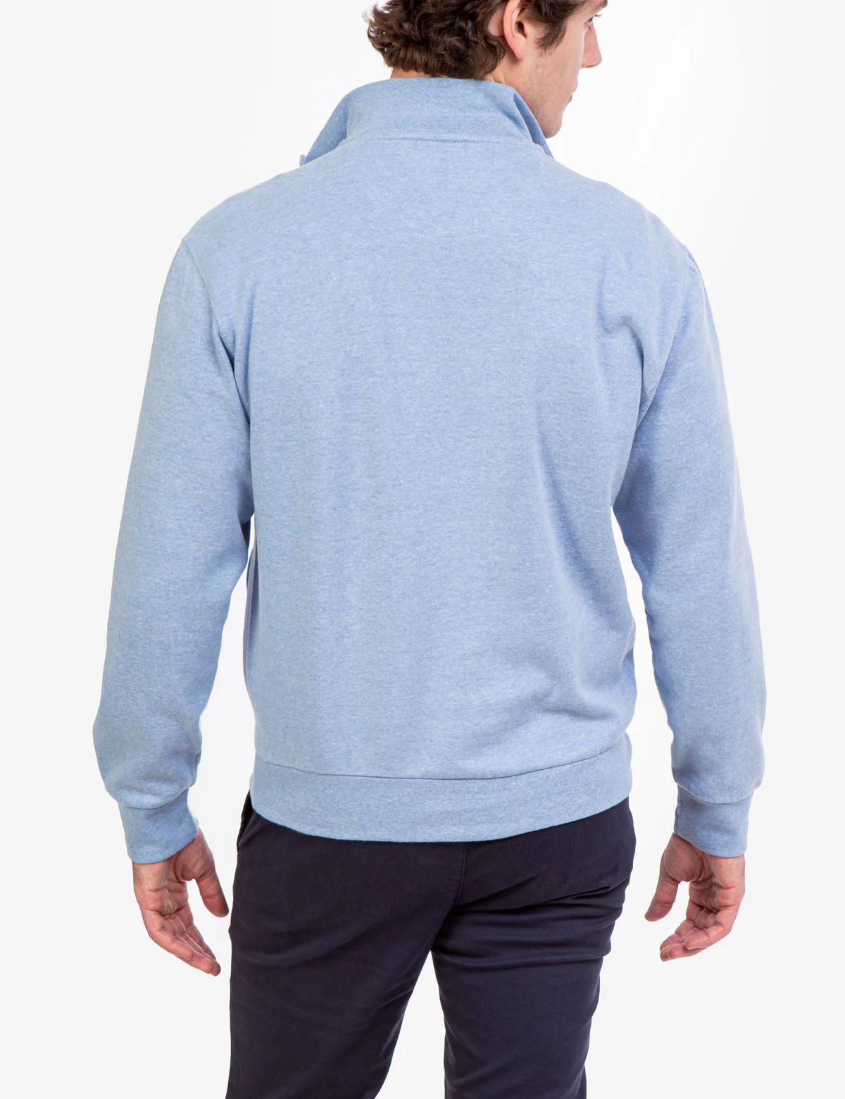 QUARTER ZIP PULLOVER SWEATSHIRT - Image 9