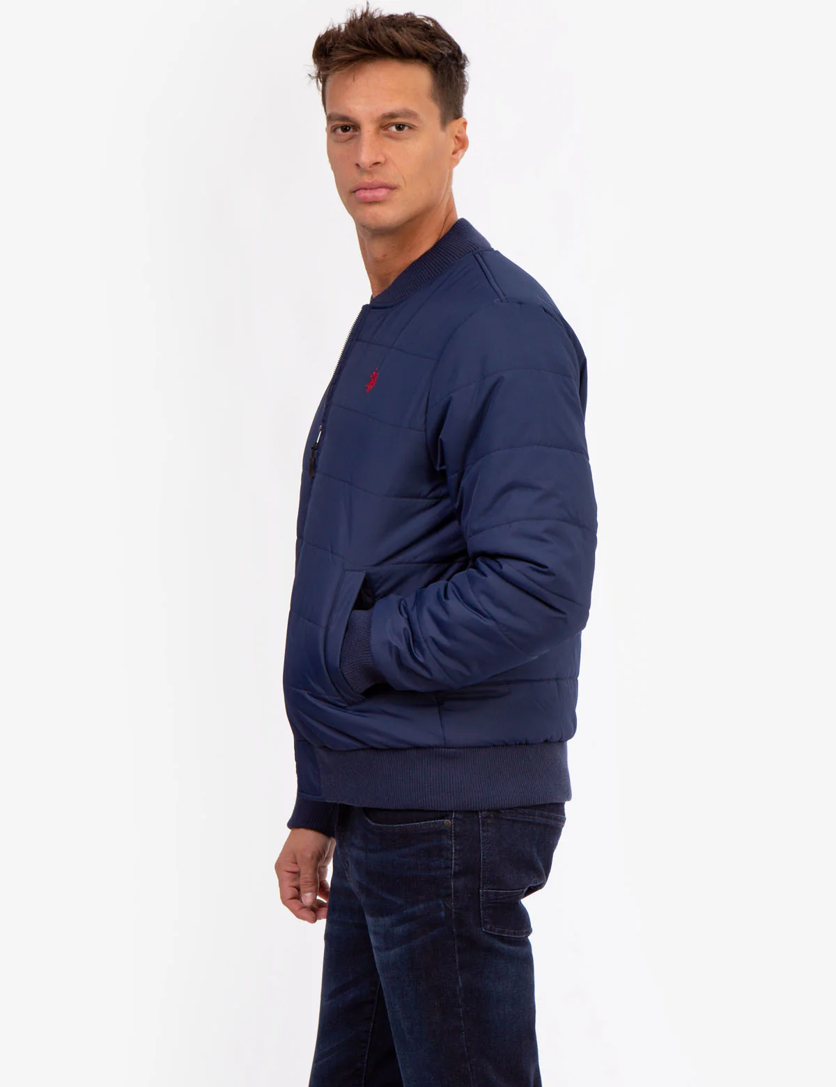 QUILTED BOMBER JACKET - Image 9