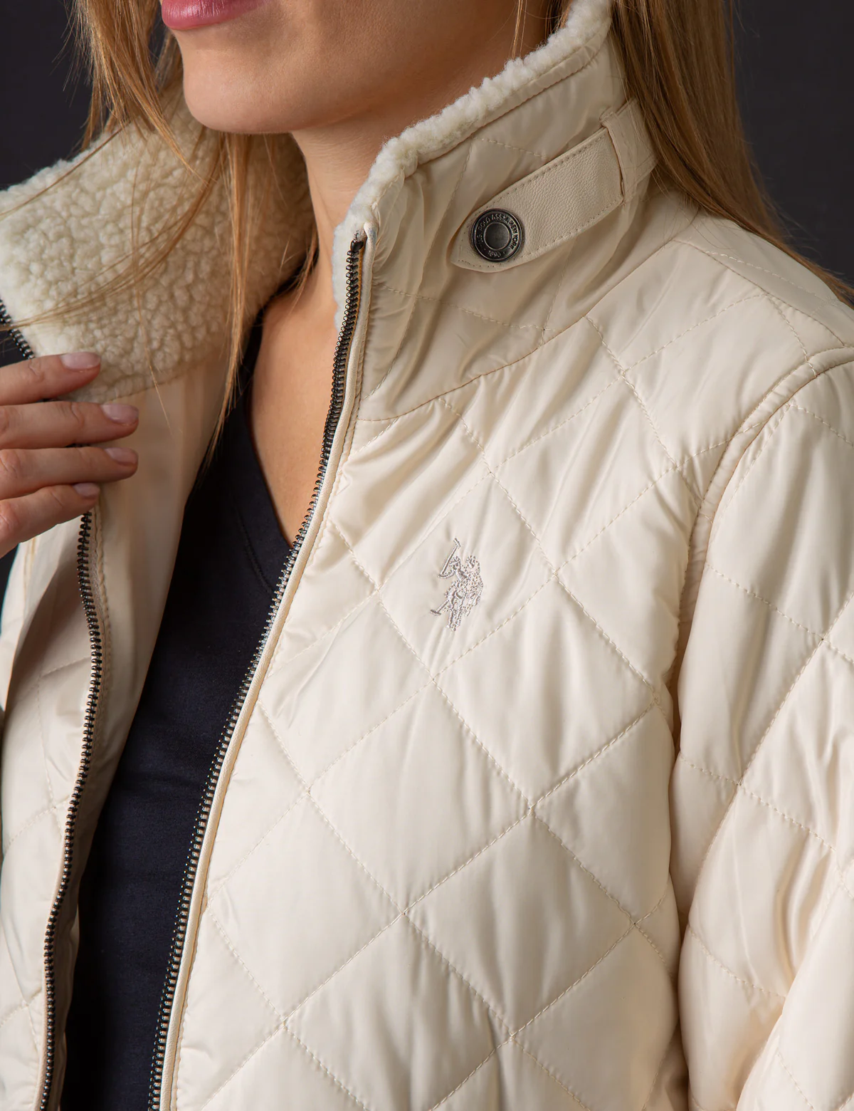 QUILTED MOTO PUFFER JACKET - Image 6