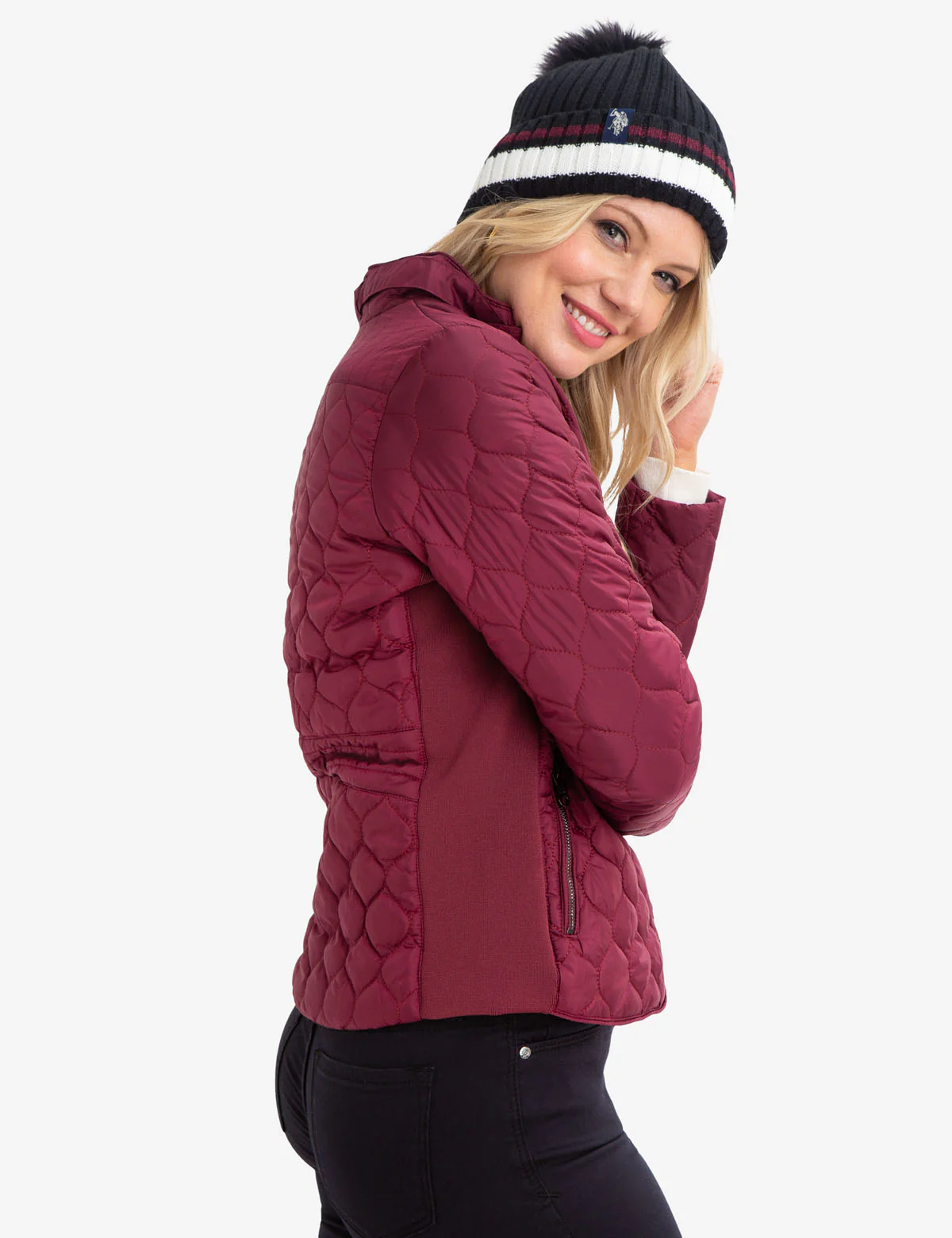 QUILTED SIDE KNIT JACKET - Image 3